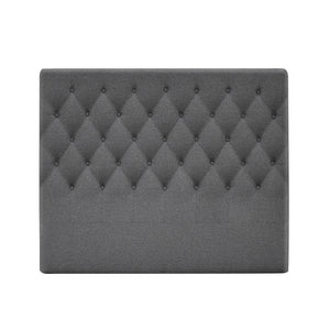 Ashley Rose King Size Upholstered Fabric Head Board - Grey - Ashley Rose