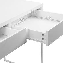 Load image into Gallery viewer, Ashley Rose Metal Desk with 2 Drawers - White - Ashley Rose