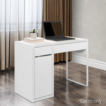 Load image into Gallery viewer, Ashley Rose Metal Desk With Storage Cabinets - White - Ashley Rose