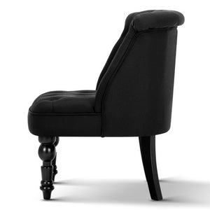 Ashley Rose Fabric Occasional Accent Chair - Black - Ashley Rose