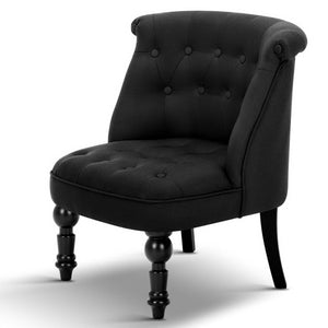 Ashley Rose Fabric Occasional Accent Chair - Black - Ashley Rose