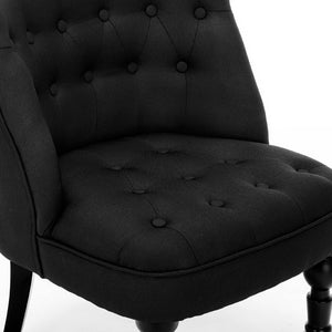 Ashley Rose Fabric Occasional Accent Chair - Black - Ashley Rose