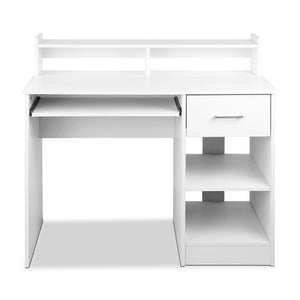 Ashley Rose Office Computer Desk with Storage - White - Ashley Rose