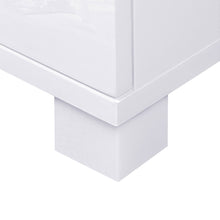 Load image into Gallery viewer, Ashles Rose High Gloss Sideboard Storage Cabinet Cupboard - White - Ashley Rose