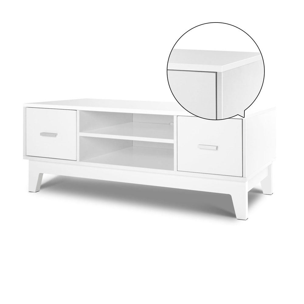 Ashley Rose Entertainment Unit with Cabinets - White - Ashley Rose