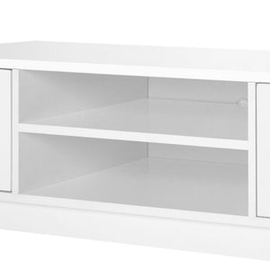 Ashley Rose Entertainment Unit with Cabinets - White - Ashley Rose