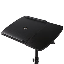 Load image into Gallery viewer, Adjustable Computer Stand with Cooler Fan - Black - Ashley Rose