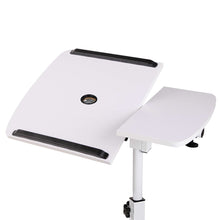 Load image into Gallery viewer, Adjustable Computer Stand with Cooler Fan - White - Ashley Rose