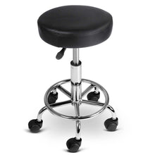 Load image into Gallery viewer, Ashley Rose PU Leather Swivel Salon Stool - Black - Ashley Rose