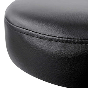 Ashley Rose PU Leather Swivel Salon Stool - Black - Ashley Rose