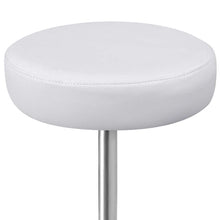 Load image into Gallery viewer, Ashley Rose PU Leather Swivel Salon Stool - White - Ashley Rose