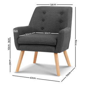 Armchair Tub Single Dining Chair - Ashley Rose