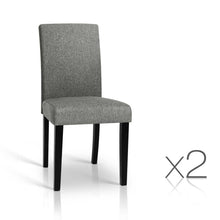 Load image into Gallery viewer, Ashley Rose Set of 2 Fabric Dining Chairs - Grey - Ashley Rose